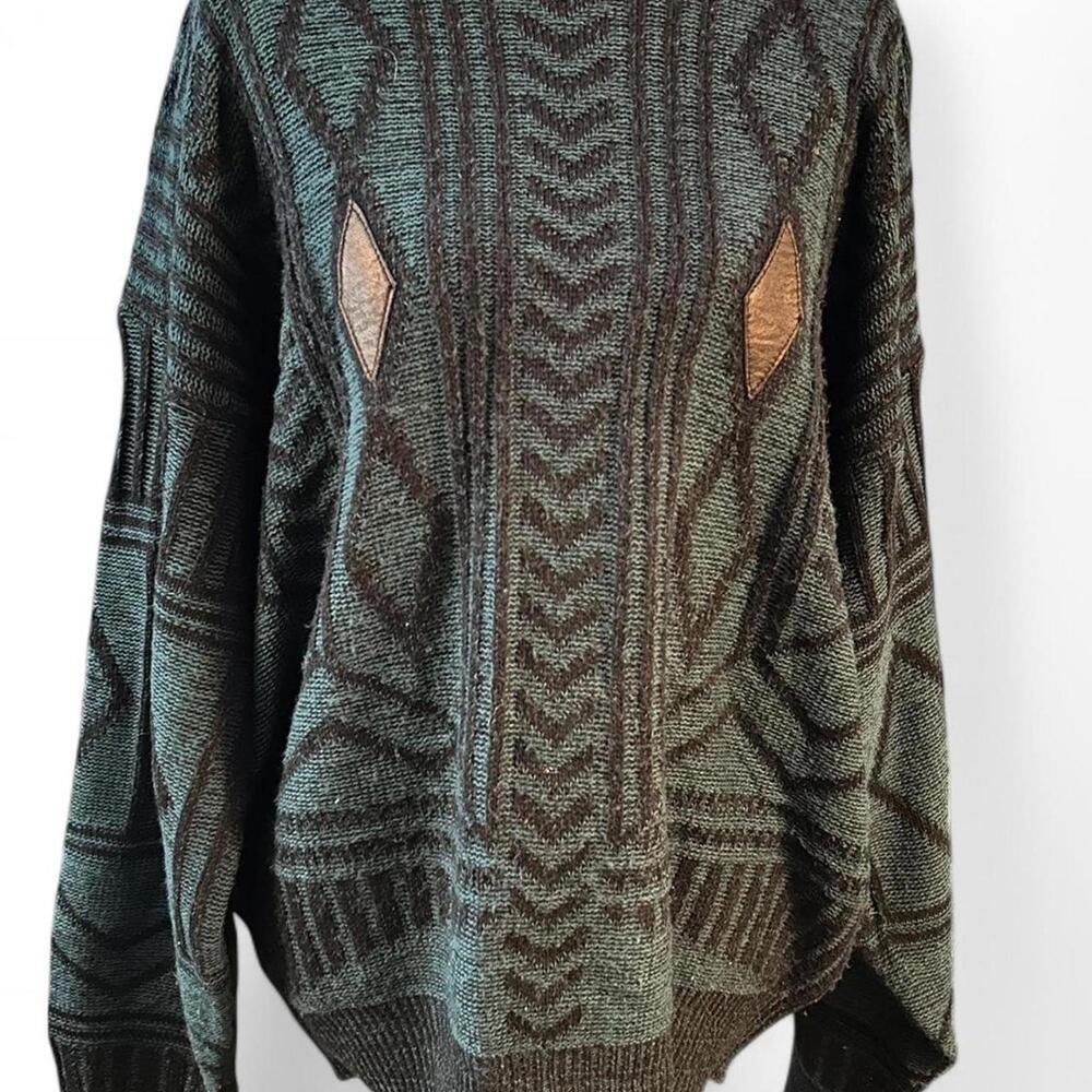 Women's Blue and Black Jumper
